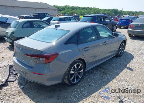 2025 Honda Civic Hybrid Sport/Sport Touring из США, поврежденный, VIN 2HGFE4F80SH322573